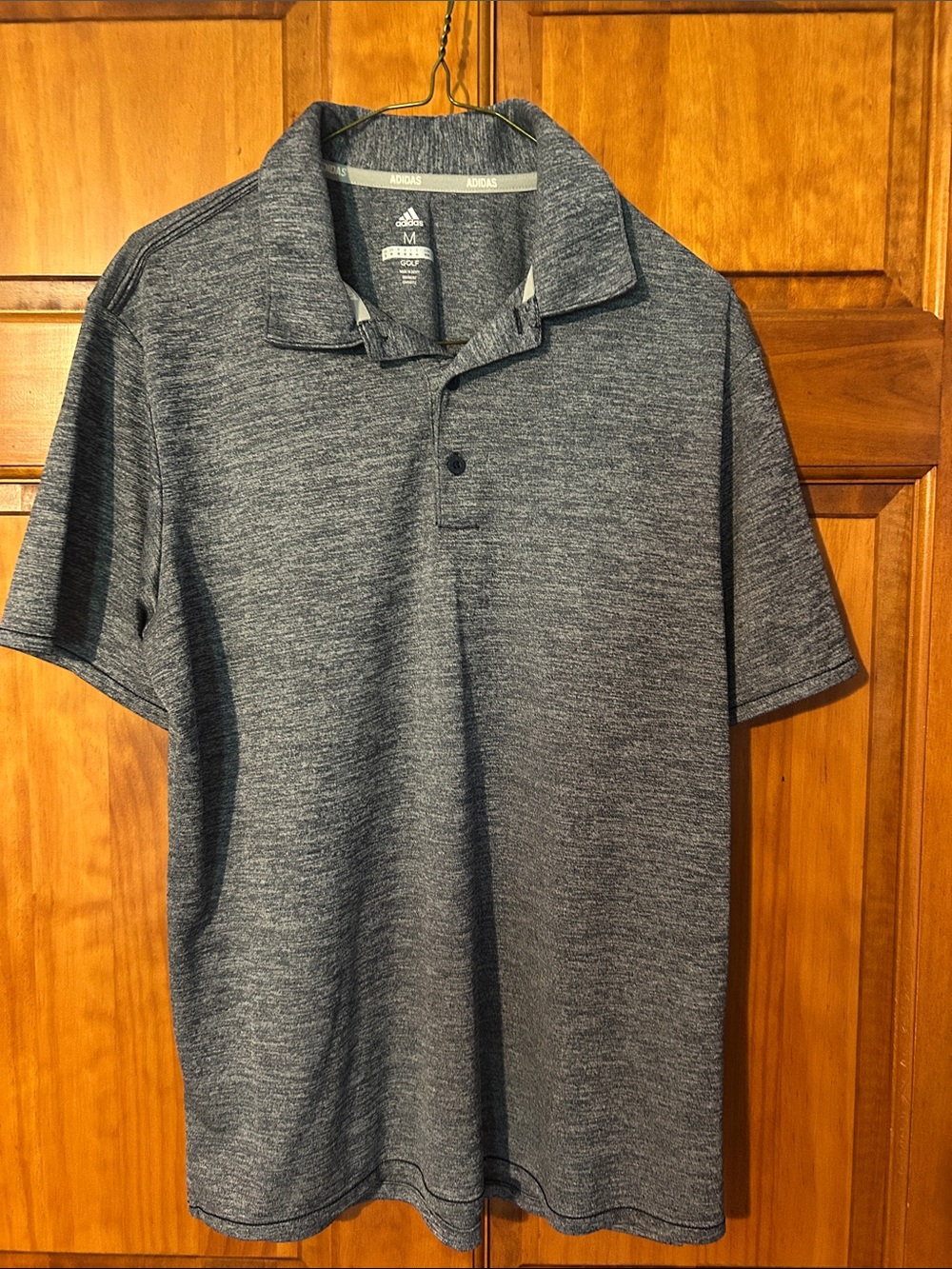 adidas Men’s Heather Gray Polo Shirt